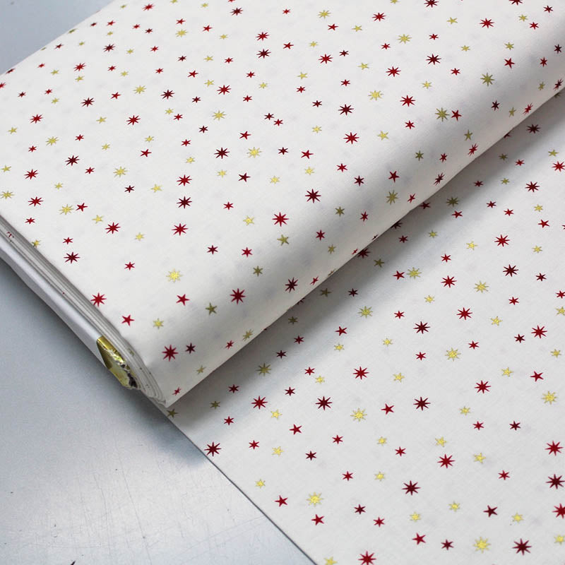 White on sale print fabric