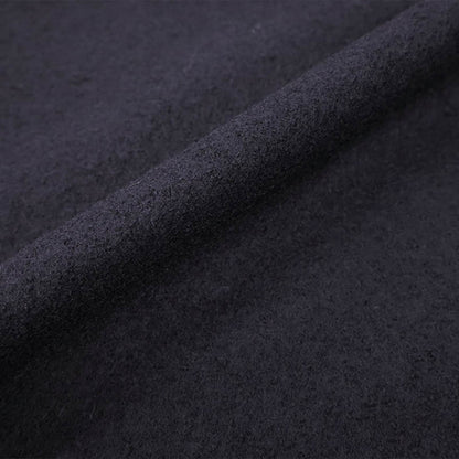 100% Wool Black Boiled Wool Fabric