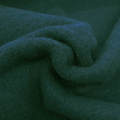 100% Wool Dark Green Boiled Wool Fabric