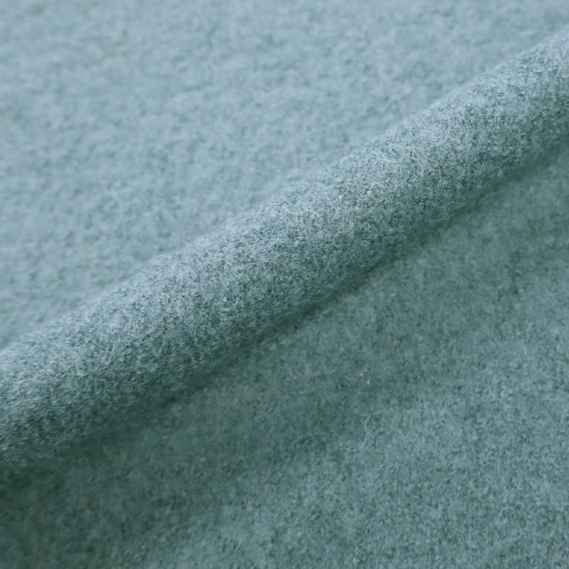 100% Wool Duck Egg Green Boiled Wool Fabric