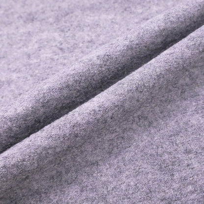 Pale Grey Boiled 100% Wool Fabric