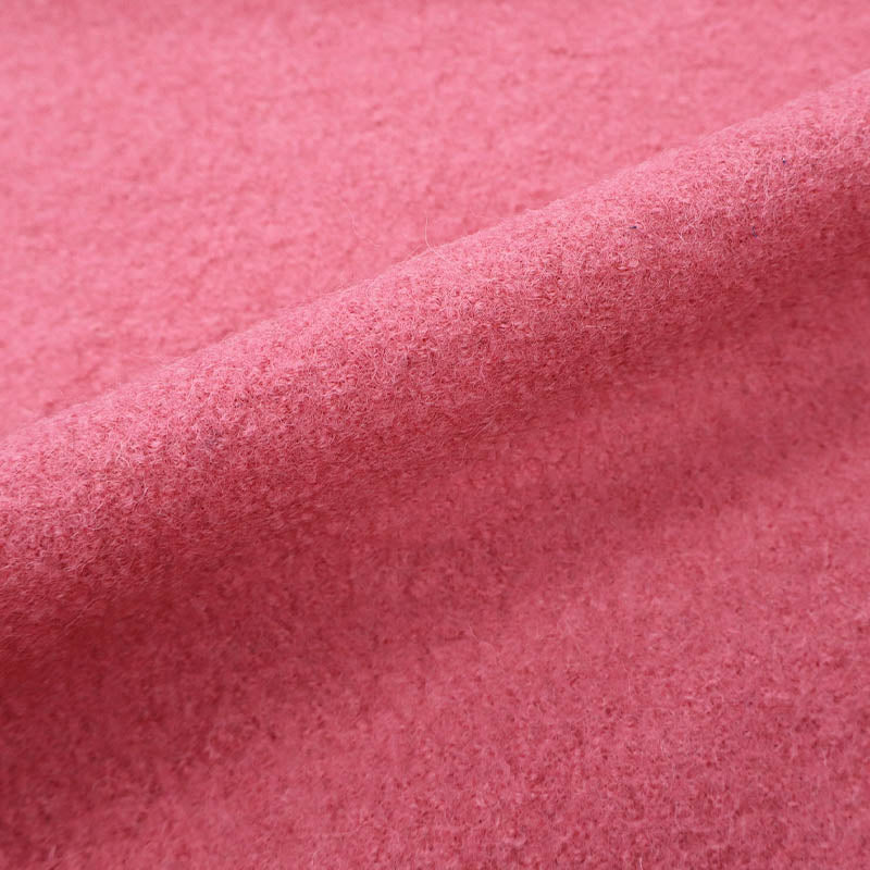 100% Wool Pink Boiled Wool Fabric