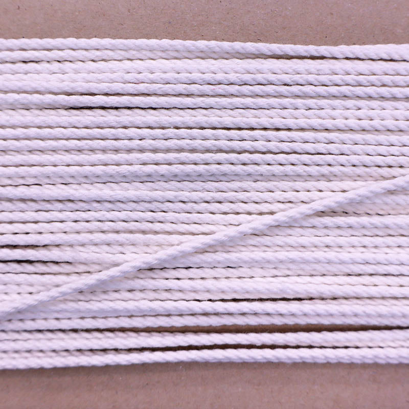 100% Cotton Twisted Cord - Natural