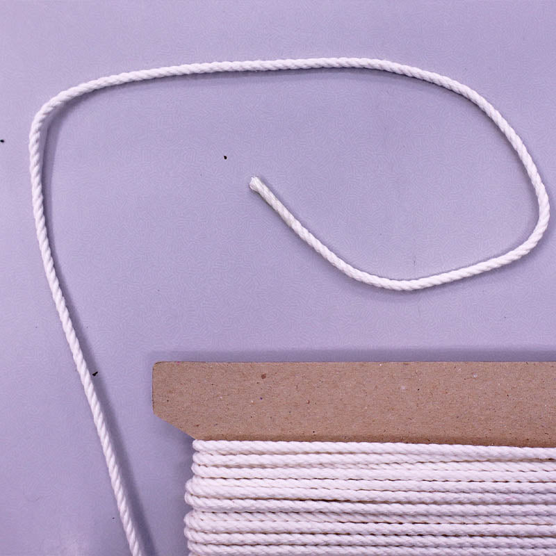 100% Cotton Twisted Cord - Natural