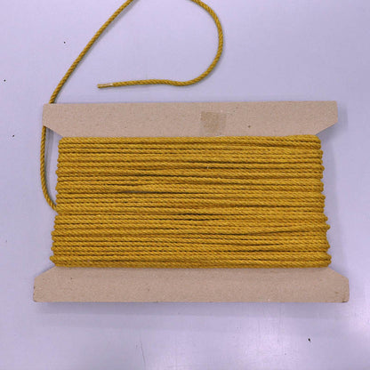 100% Cotton Twisted Cord - Yellow