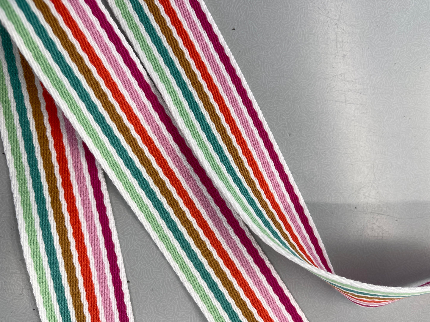 Pastel Rainbow Stripe Webbing