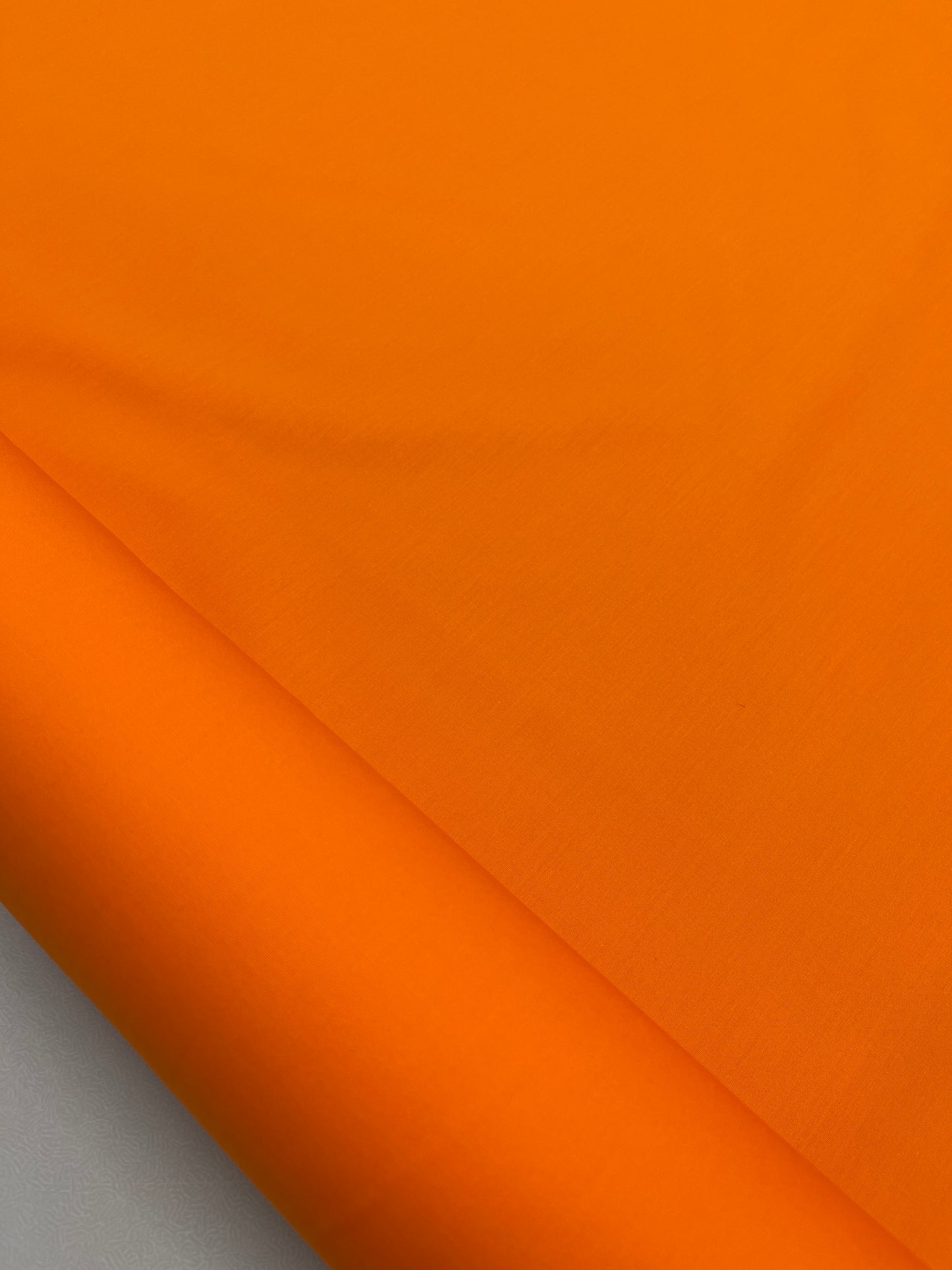 Plain Orange Cotton Poplin - Orange