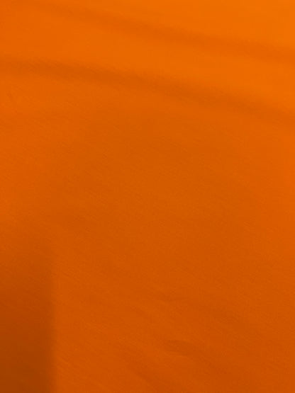 Plain Orange Cotton Poplin - Orange