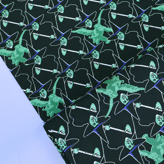 100% Cotton Wizard of Oz Fabric - Wicked Witch of the West