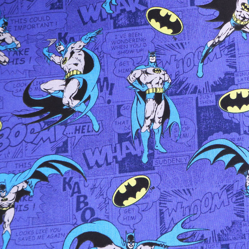 Batman fabric Blue 100% cotton