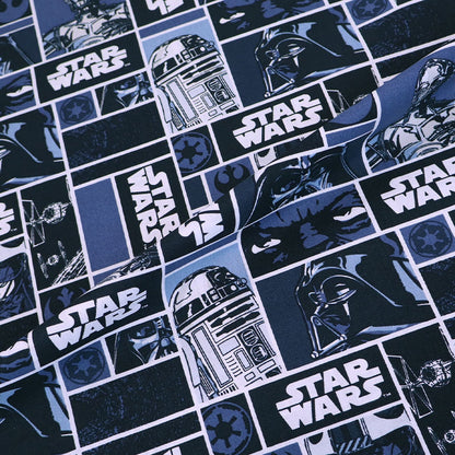 100% Cotton  Star Wars Fabric - R2D2 and CP30