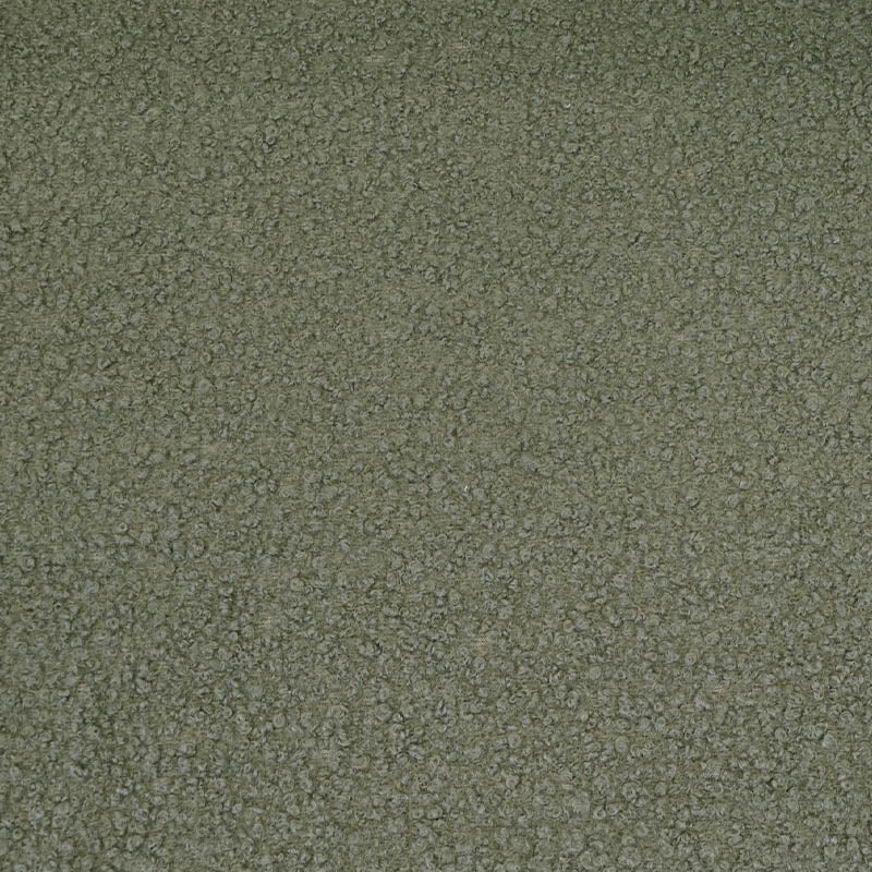 100% Microfibre Polyester Moss Green Boucle Fabric