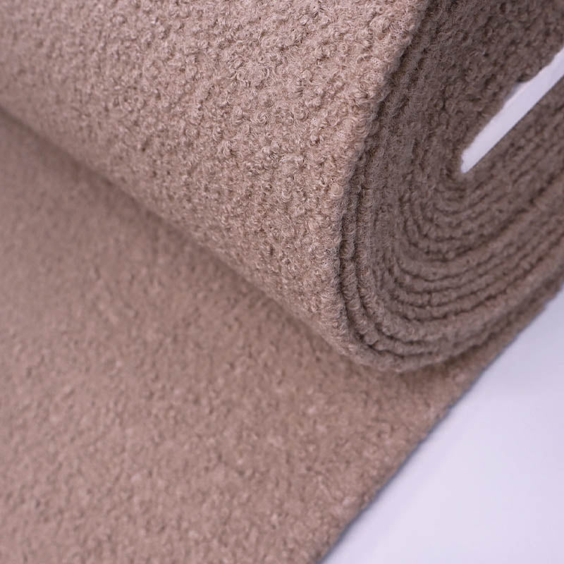 Boucle Coating Fabric - Teddy Taupe