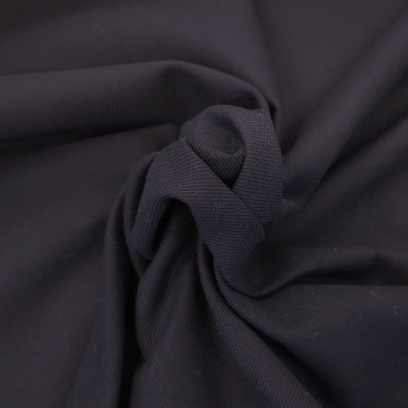 100% Cotton Black Cotton Bolton Twill Fabric 250gsm