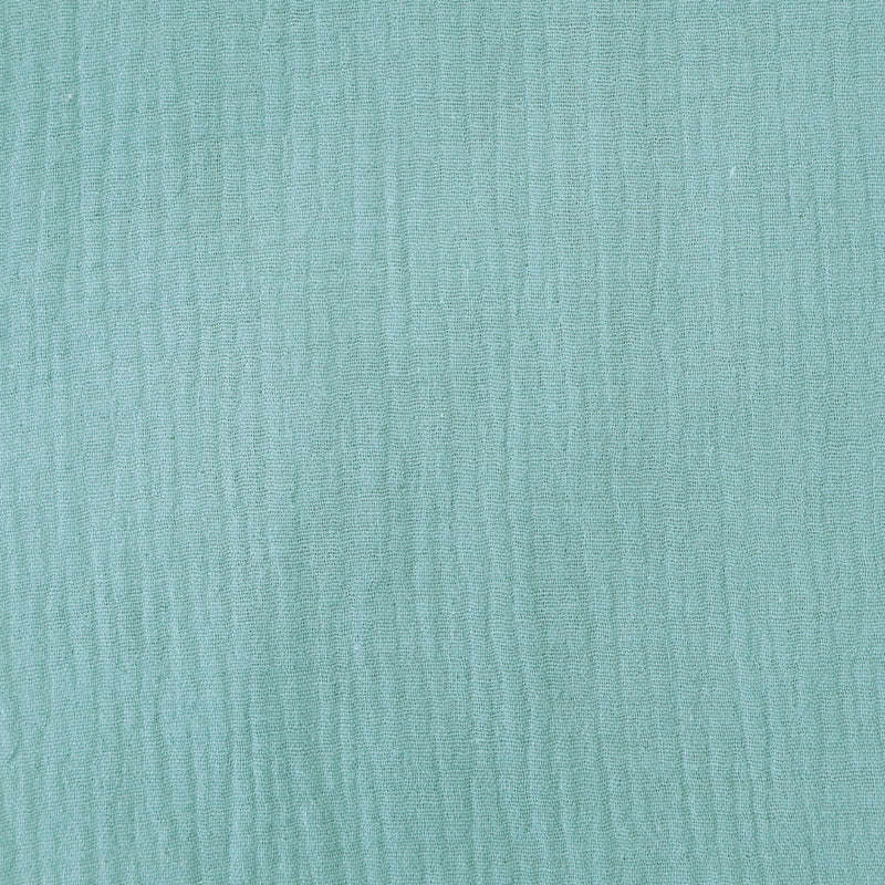 Double Gauze Fabric - Duck Egg Blue 100% cotton