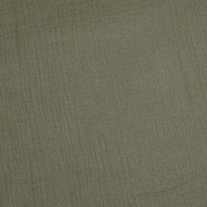 Cotton Double Gauze - Khaki Green