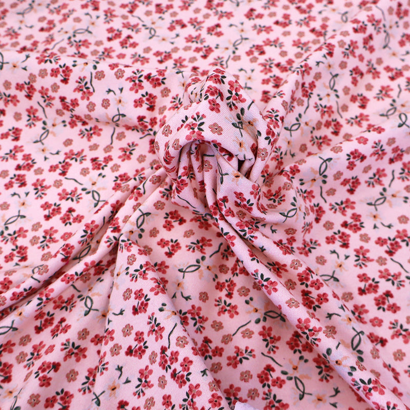 Cotton Elastane Jersey - Pink - Blossom