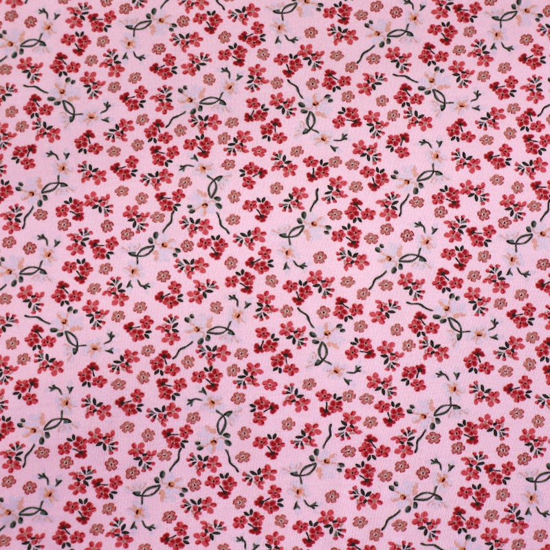 Cotton Elastane Jersey - Pink - Blossom