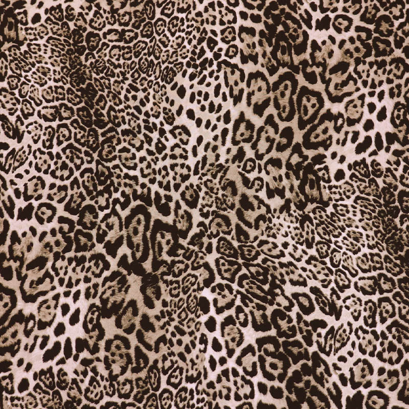 Leopard Print Fabric | Cotton Poplin | Snowy – Fabrics Galore