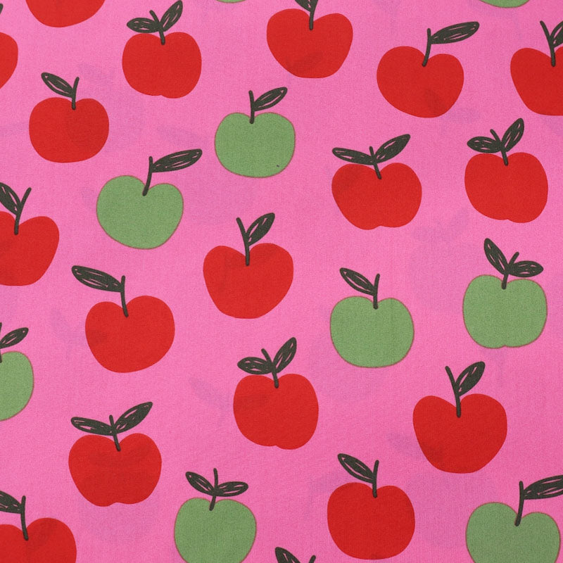 Cotton Poplin - Pink - Apple Pie