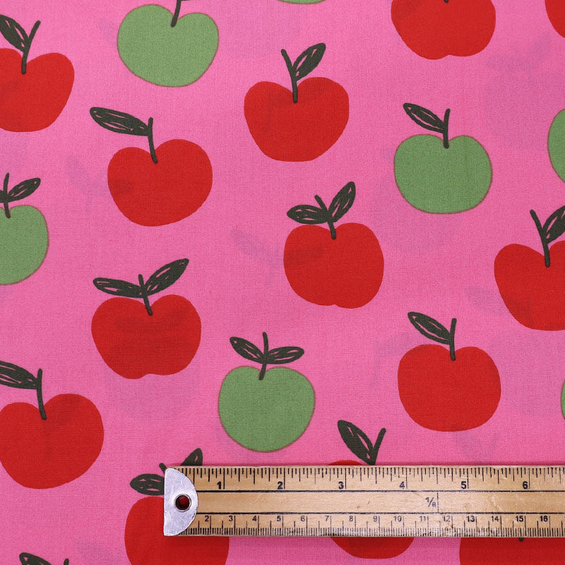 Cotton Poplin - Pink - Apple Pie