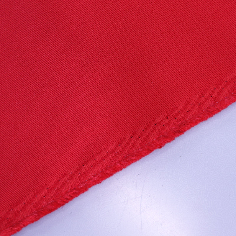 100% Cotton Red Cotton Twill Fabric