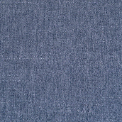 Cotton and Linen Blend Furnishing - Dark Denim Blue