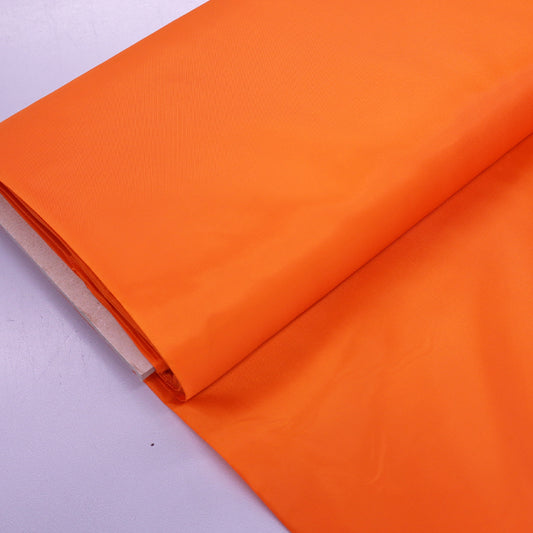 100% Polyester anti-static Orange Dress Lining Fabric