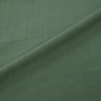 100% Cotton Green Stonewashed Cotton Fabric