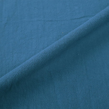 Petrol Blue Stonewashed 100% Cotton Fabric