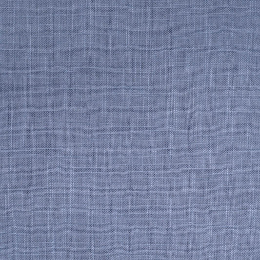 75% Linen 25% Cotton  Denim Blue Linen Fabric