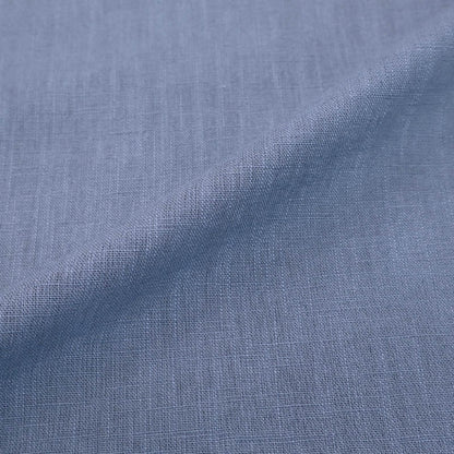 75% Linen 25% Cotton  Denim Blue Linen Fabric