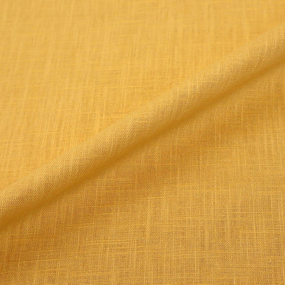 75% Linen 25% Cotton Yellow Linen Fabric