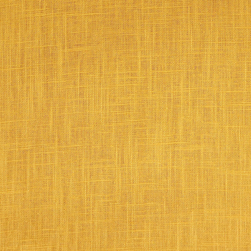 75% Linen 25% Cotton Yellow Linen Fabric