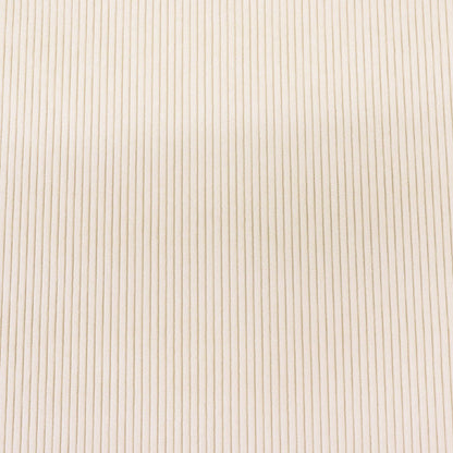 100% Polyester Ivory White Brushed Back Corduroy Fabric