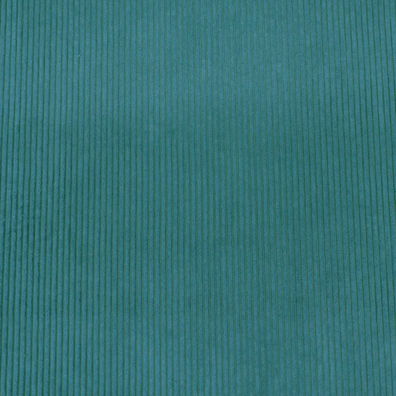 100% Polyester Kingfisher Green Brushed Back Corduroy Fabric