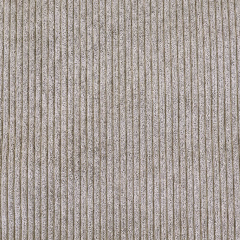 100% Polyester Pale Grey Furnishing Corduroy Fabric