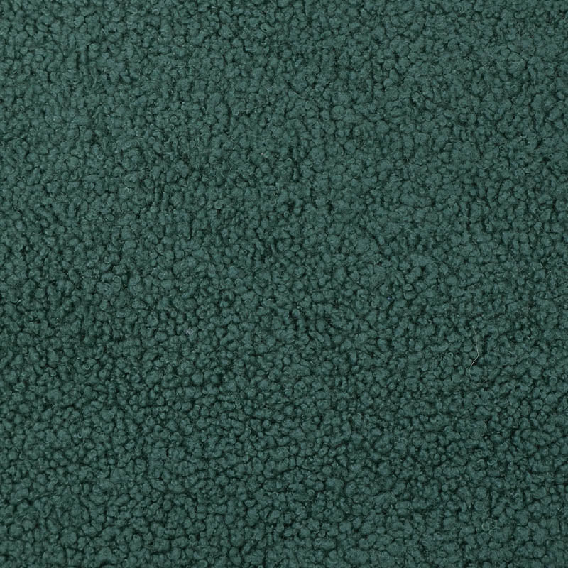 100% Polyester Furnishing Boucle Fabric - Dark Green