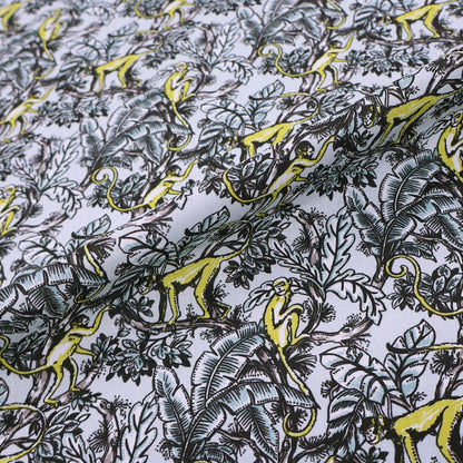 100% Cotton Wide Width Monkey Print Cotton Fabric