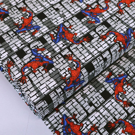 Grey 100% Cotton - Spider Man - Peter Parker