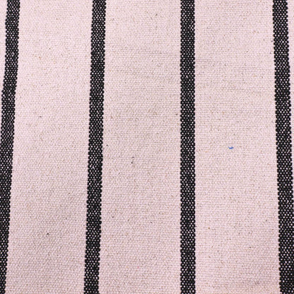 Heavy Weight Cotton - Black Stripe