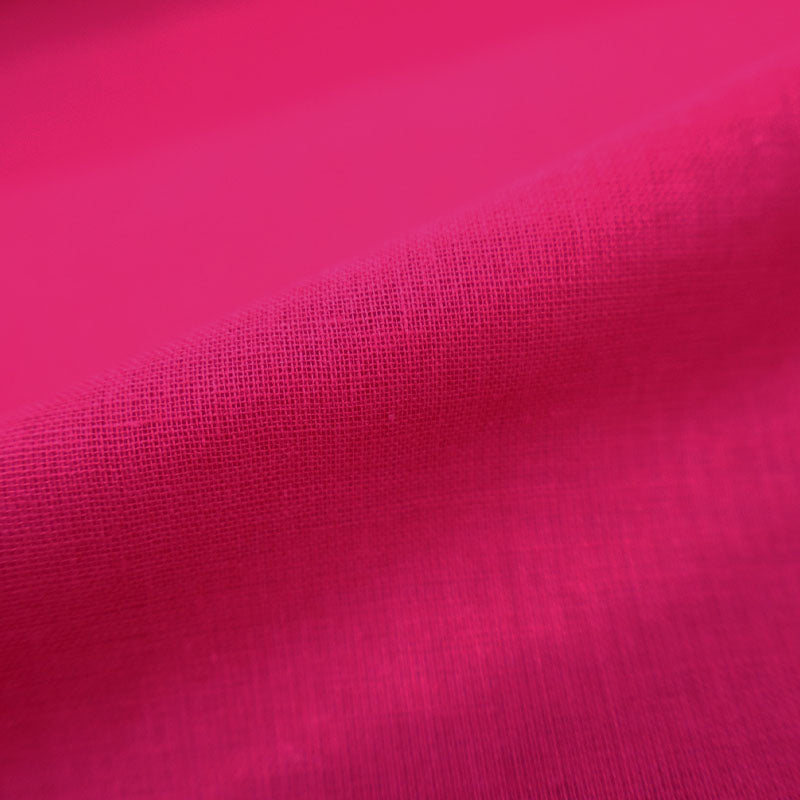 100% Cotton Dark Pink Voile Fabric