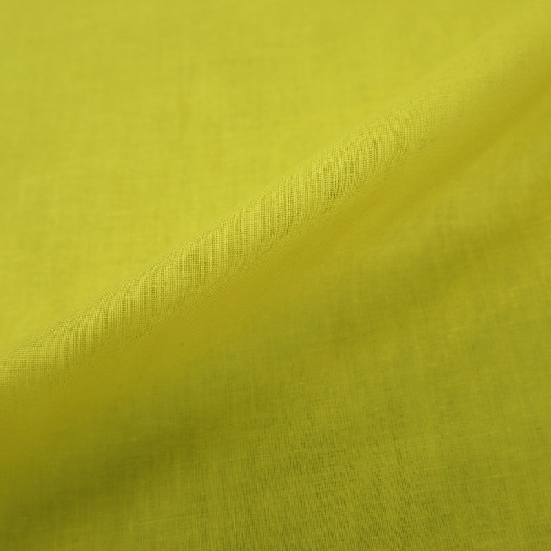 Indian Cotton Voile Fabric - Sharp Yellow