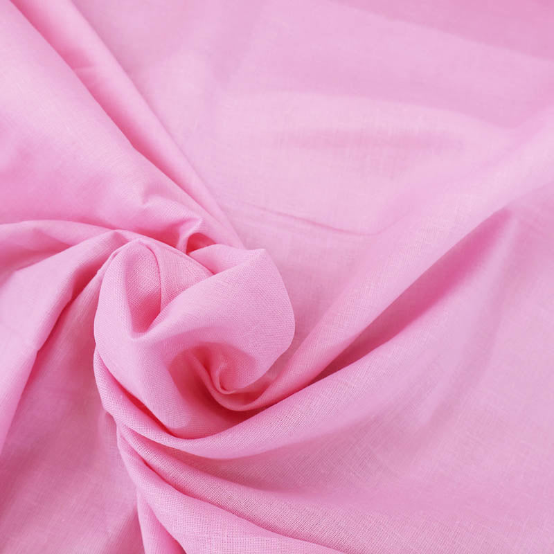 Indian Cotton Voile Fabric | Pale Pink | Fabrics Galore