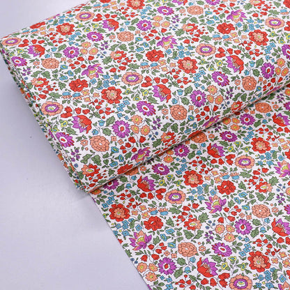 55% Linen 45% Cotton Liberty Fabrics Floral - D'Anjo Augusta