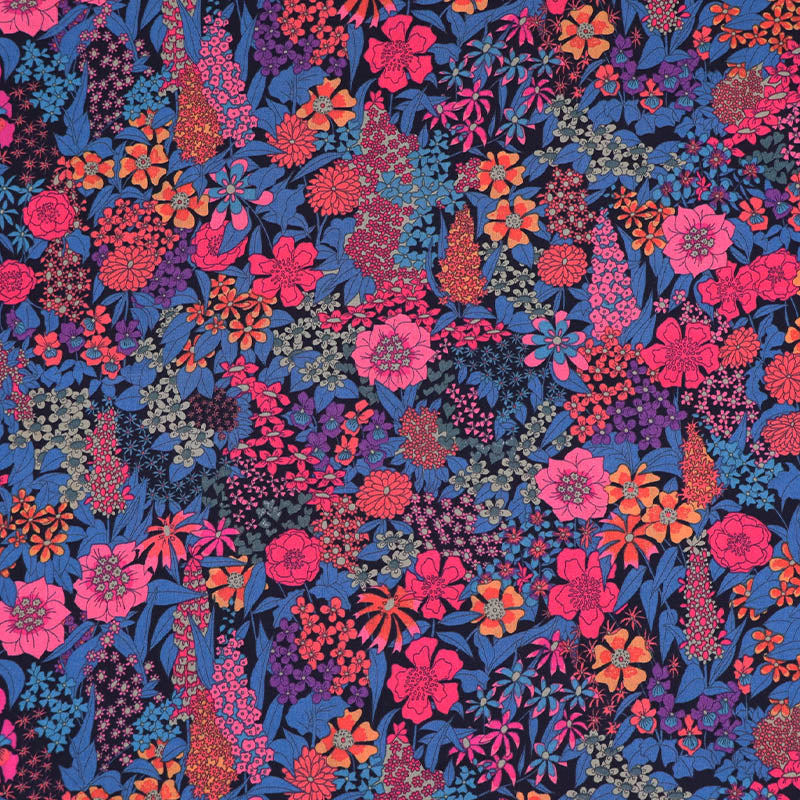 Liberty Fabrics Cotton Tana Lawn™ - Ciara Blue and pink floral