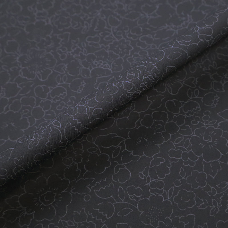 Liberty Fabrics Black Tana Lawn™ Fabric - Betsy Silhouette