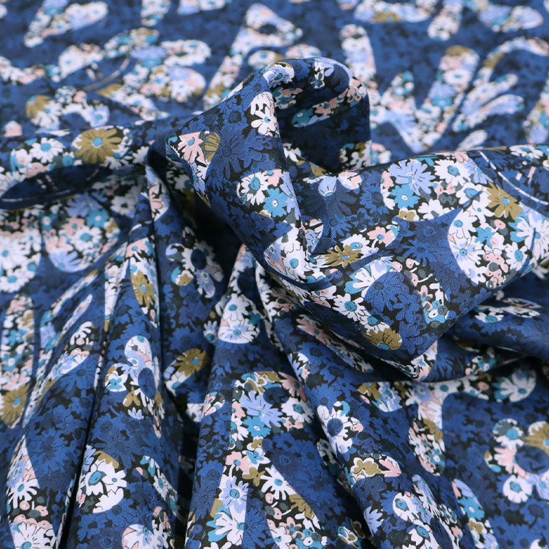 Liberty Fabrics Tana Lawn™ Cotton - Flower Power - Blue