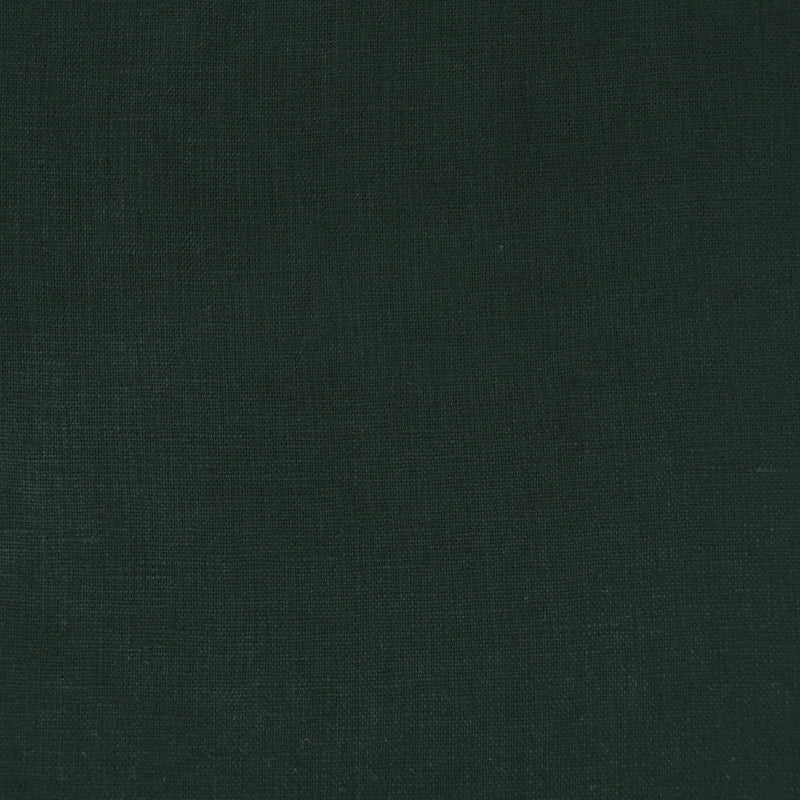 Dark Green Mercerised 100% Linen Fabric