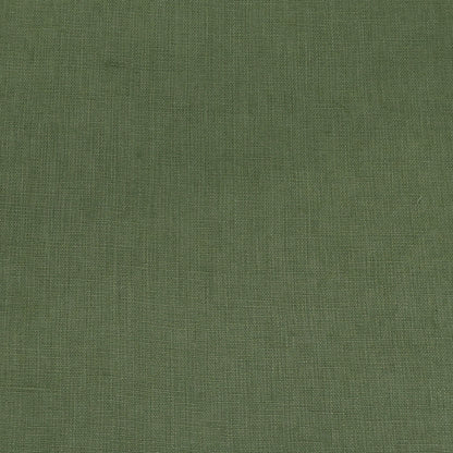 Olive Green Mercerised 100% Linen Fabric